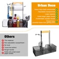thumbnail image 6 of URBAN DECO  Grill Caddy and BBQ Caddy with Paper Towel Holder, Picnic Condiment Utensil Caddy for Outdoor Camping,  Ideal Storage Organizer for Barbecue Accessories Griddle Grilling Tool, 6 of 6