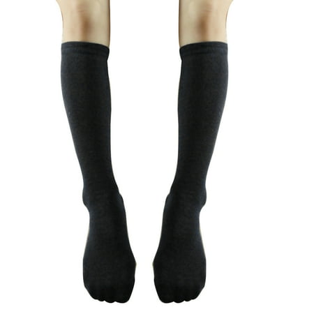 

NUZYZ 1 Pair Children Kids Girl Solid Color Comfortable Elastic Knee High Boot Socks