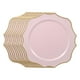 thumbnail image 4 of 10 platos para servir, reutilizables, ligeros, de cocina, para servir Rosa, 4 of 9