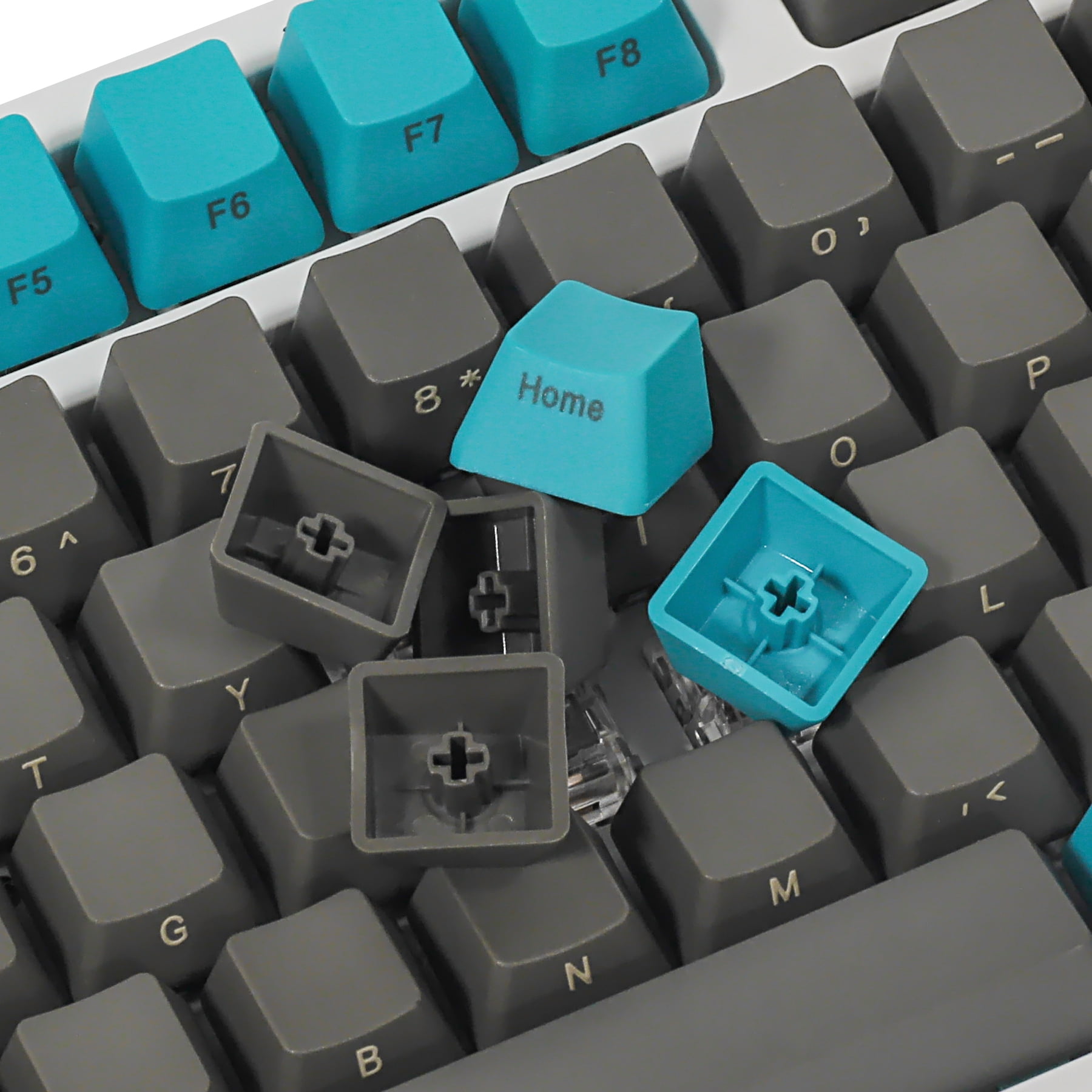 Hyssop PBT Keycaps Side Print Keyset Custom Keycaps OEM Profile for 108/104/87/61 MX Switches Mechanical Keyboard