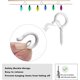thumbnail image 2 of Solnnerer Paquete de 20 Ganchos de Rosca para Colgar Luces y Plantas, Ganchos para Tazas Q-Hanger Blancos de 2,2 Pulgadas, Ganchos de Techo con Tornillos, Gancho para Ojo, Montaje en Techo de Pared, 2 of 8