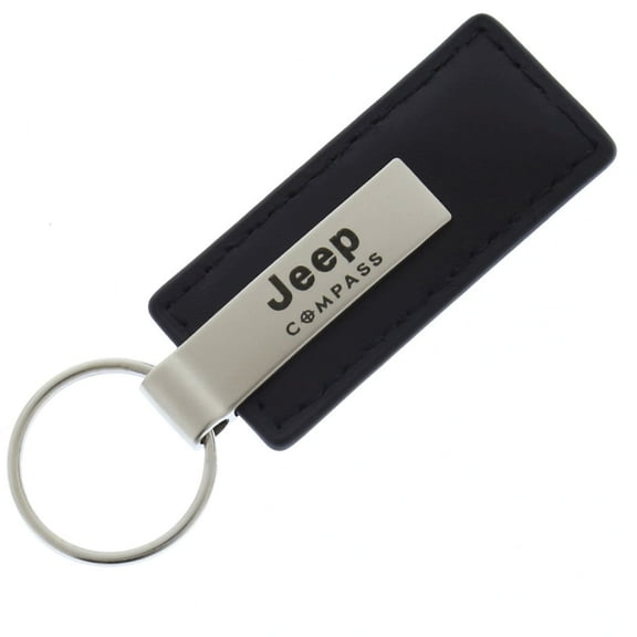 Jeep Compass Keychain & Keyring - Premium Leather