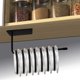 thumbnail image 2 of Organizador de tapa de vaso Horizontal, soporte de tapa de vaso de acero inoxidable debajo del gabinete, organizador de tapa de taza montado en la pared, autovaso, 2 of 5