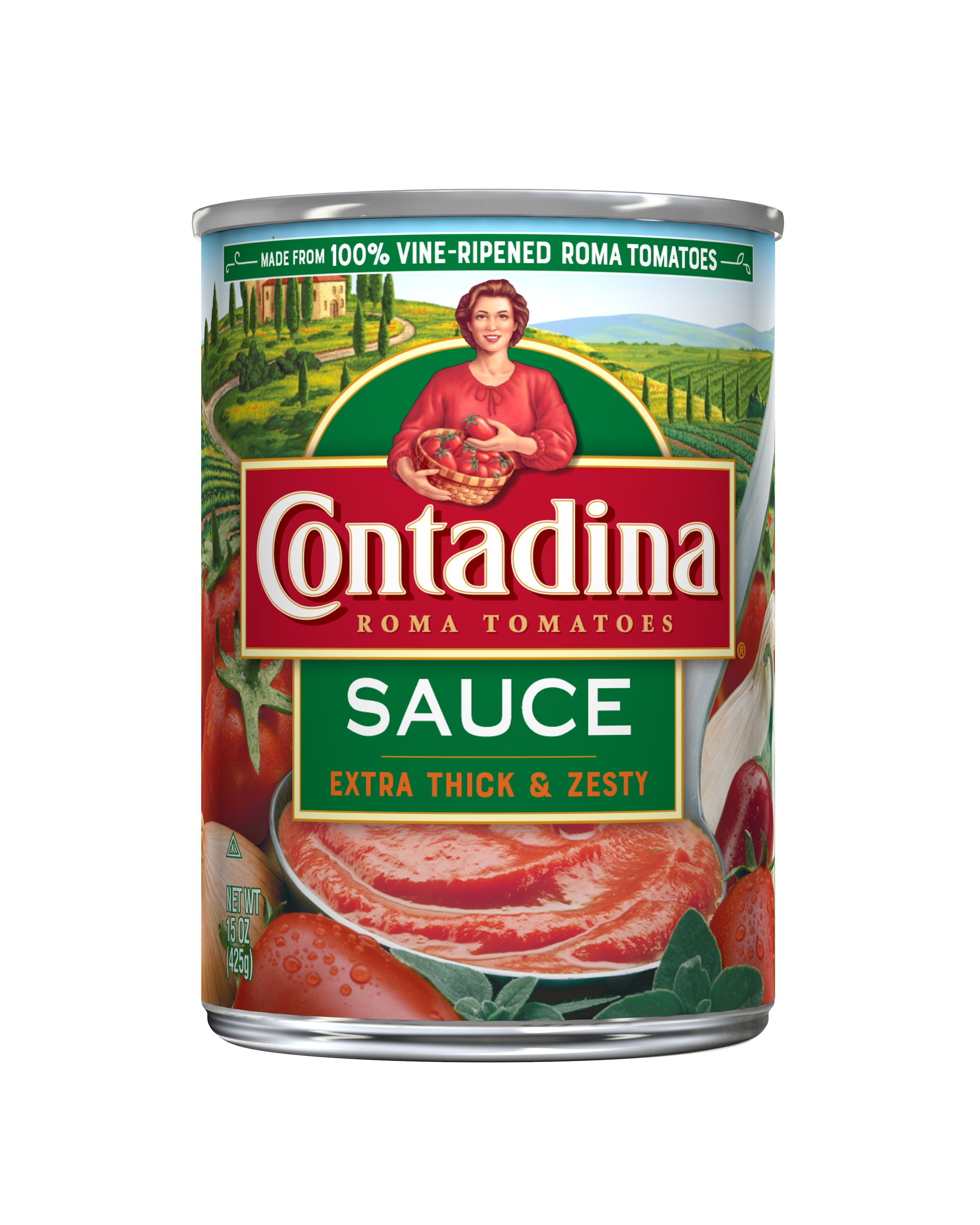 Contadina Extra Thick & Zesty Canned Tomato Sauce, 15 oz Can