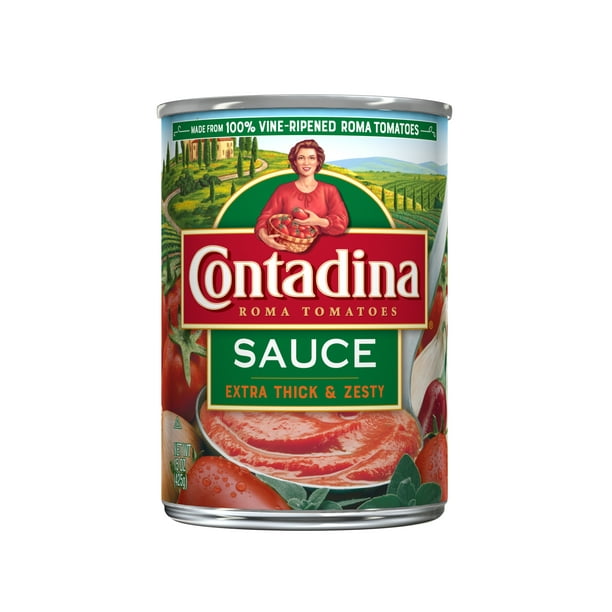Contadina Extra Thick & Zesty Canned Tomato Sauce, 15 oz, Can