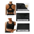 thumbnail image 5 of MINTREUS Racerback Sports Bras for Women - Padded Seamless Support Bra for Yoga Gym Workout Fitness, 5 of 8