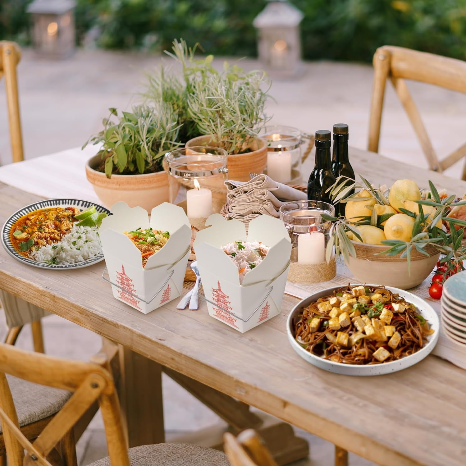 Great Credentials 15 Count 16 oz Pagoda Wire Handle Chinese