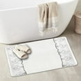 thumbnail image 4 of Zahari Home Monaco Modern Bathroom Rug Classic Luxury Bath Rug Contemporary Decor Beautiful Bath Shower Tub Décor Unique Design Stylish Bathroom Rug Shower Mat, 4 of 4