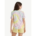 thumbnail image 2 of Spongebob X Justice Girls Oversized Tee, Sizes XS - XLP, 2 of 8