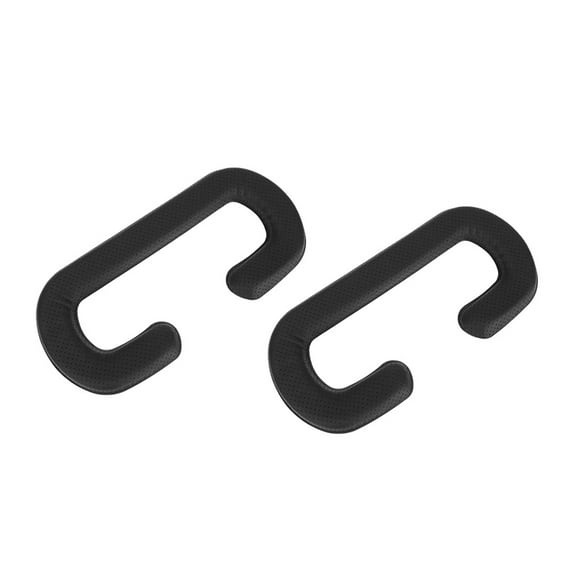 MasteelfCA 2 Pcs Masque pour les Yeux en Cuir PU VR Coussin pour le Visage VR Lunettes 3D Coussinet pour les Yeux Compatible avec HTC Vive VR (6mm+11mm, Taille Aléatoire)