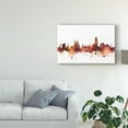 thumbnail image 3 of Trademark Fine Art 'Barcelona Spain Skyline Red' Canvas Art by Michael Tompsett, 3 of 4