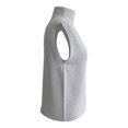 thumbnail image 3 of Chaleco George para Mujer, con Cuello Alto, Cierre en Pecho, Contraste en Cintura Gris Talla CH, 3 of 4