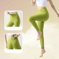 thumbnail image 2 of Pantalones de Yoga para mujer, Fitness, correr, ciclismo, mallas deportivas transpirables, ropa de gimnasio de entrenamiento de verano de cintura alta, 2 of 5