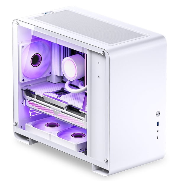 Jonsbo U4 Mini Micro-ATX Case, Tempered Glass - white - Walmart.ca