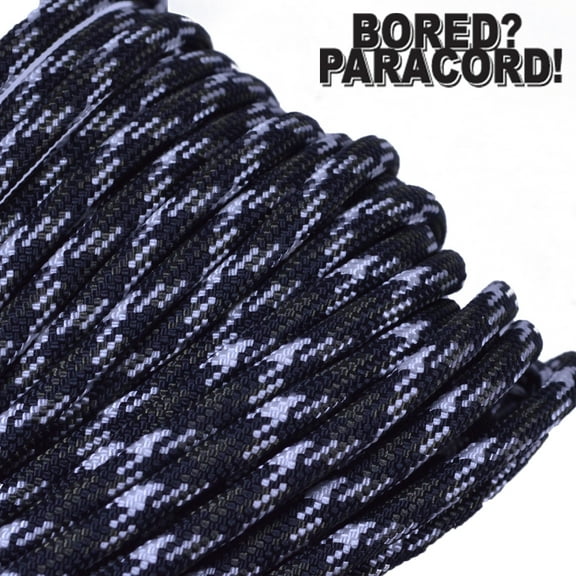 Bored Paracord Brand 550 lb Type III Paracord - ARMY Camo 100 Feet