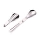 thumbnail image 2 of EeaseMX 2 cucharas plegables multifuncionales de acero inoxidable, cubiertos portátiles para viajes, picnics y actividades al aire libre., 2 of 7