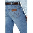thumbnail image 3 of Wrangler Men's Retro Kresby Medium Wash Slim Bootcut Stretch Premium Green Jeans - 112336632 36W x 32L  US, 3 of 3