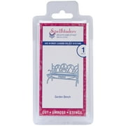 Spellbinders Shapeabilities Die D-Lites-Garden Bench, Pk 1, Spellbinders