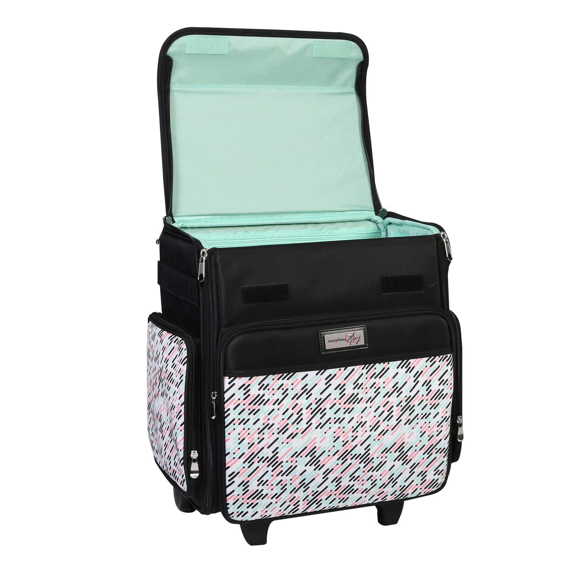 Collapsible Rolling Scrapbook  Featherweight Case, Pill Print