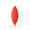 thumbnail image 3 of Vickerman M183203M Ornement de Finial Ligne Rouge Mat de 8 Po, 4 par Sac, 3 of 3
