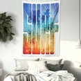 thumbnail image 3 of Surf Decor Wall Hanging Tapestry, Summer Surf Retro Letters That Reflect the Seacoast with Palm Tree Extreme Sports Art, Bedroom Living Room Dorm Accessories, 40 X 60 Inches, by Ambesonne, 3 of 5