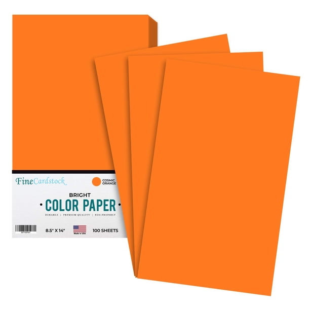 Papel de color S con impresión superfina, naranja cósmico, A4, 100 hojas