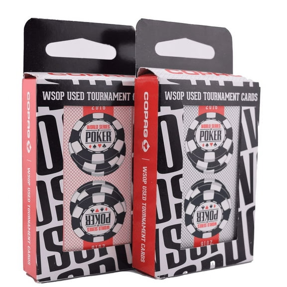 2016 Set of 2 Decks Dealt at WSOP Copag Plastic Playing Cards Bridge Standard Index