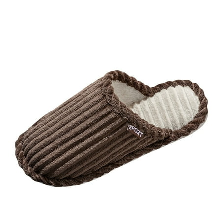 

HSMQHJWE Mens Leather House Slippers Slippers For Men Outdoor Men Slippers Autumn And Winter Fashion And Comfortable Home Interior Warm Thick Bottom Soft Nonslip House Slippers Men Warm