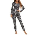 thumbnail image 2 of ShomPort Pajama Set for Women Long Sleeve Sleepwear Tops and Long Pants Soft Comfy Lounge Pajama Sets, 2 of 6
