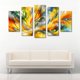thumbnail image 5 of Cuadro decorativo para sala Cuadros Abigail Abstracto Amarillo Set de 5 piezas, 5 of 5