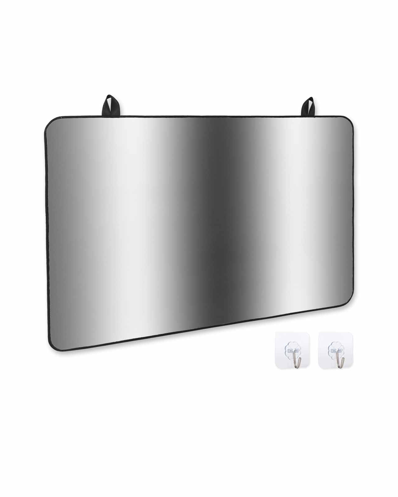 nqOlkjepod Large Induction Cooktop Protector Mat 24"x21", Gray White Stove Top Covers for Electric Stove, Modern Gradient Geometric Decorative Stove Burner Cover Mats, Glass Top Stove Cover