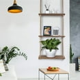thumbnail image 3 of DPTALR Wall-mounted Storage Decorative Shelf Wooden Wall Rack Creative Dining Living Room Wall Storage, 3 of 5