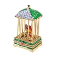 thumbnail image 2 of Milageto Bird Cage Figurine Collectible Jewelry Box for Necklace Ears Home Office Green, 2 of 8