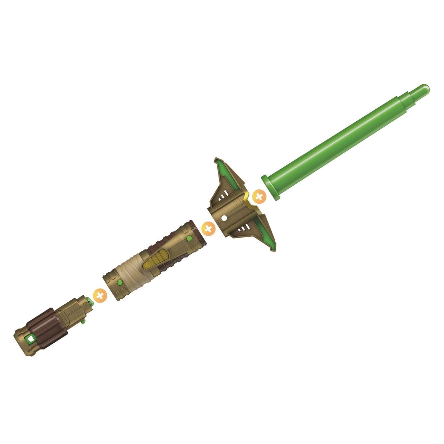 Star Wars Lightsaber Forge, Sabre laser de Yoda à lame verte extensible, jouet de déguisement personnalisable, pour enfants, dès 4 ans