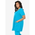 thumbnail image 5 of Roaman's Women's Plus Size Two Pocket Soft Knit Swing Tunic, 5 of 6
