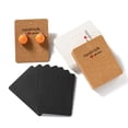 thumbnail image 3 of 50pcs 6.5x5cm Paper Hanging Earrings Display Cards with Bag For Ear Stud Packaging Jewelry Accessories Supplies Small Business D274, 3 of 6