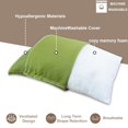 thumbnail image 3 of Almohada viscoelástica para acampar PEUJEW HT02004GRM Verde aguacate, 3 of 7