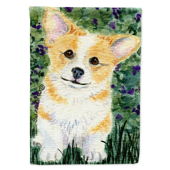 Caroline's Treasures SS8854-FLAG-PARENT Corgi Flag, , multicolor