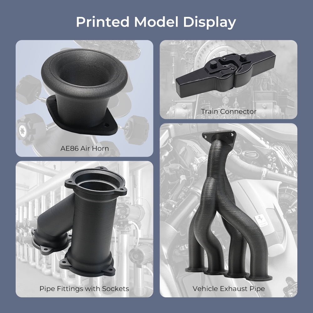 Official Creality Hyper Carbon Fibre PLA Filament High Strength 1.75mm 3D Printing Light Weight No Clog, 1kg(2.2lb)-Dark Green