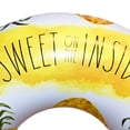 thumbnail image 4 of Rae Dunn: Sweet On The Inside 48" Ring Float - Pineapple Inflatable Jumbo Pool Tube, CocoNut Float, Anti-Leak, Age 8+, 4 of 7