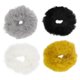 thumbnail image 3 of Fuzzy Hair Accessories 4Pcs Faux Hair Scrunchy For Women Assorted Color Daily Use Hair Styling, 3 of 3