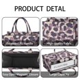 thumbnail image 4 of Large Capacity Tote Bag,Pink and Purple Of Leopard Print Handbag Fashion Luxury Tote Bag,15.7"x13"x 5.1" Inches,Laptop Compatible, 4 of 6