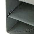 thumbnail image 6 of Sorbus 2-Tier Shoe Organizer Bin, Gray, Holds up to 6 Pairs of Shoes, 1 Count, 6 of 7