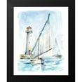 thumbnail image 2 of Harper, Ethan 15x18 Black Modern Framed Museum Art Print Titled - Sailing into the Harbor II, 2 of 5