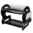 thumbnail image 3 of SalonMore 2 Tier Dish Drainer Drying Rack Large Capacity Kitchen Storage Stainless Steel Holder,Washing Organizer, 3 of 5