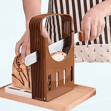 Bread Slicer, Bread Bake Bread Slicer Cutter, Foldable Bread Slicer Compact Bread Slicing Guide,Kitchen Accessories,Bread Machine Bread Maker for Homemade Bread Bagel Loaf Sandwich