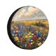 thumbnail image 1 of Fotbe Vibrant Wildflower Meadow Funda de Llanta de Repuesto con Estampado, Engrosada, Ajuste Universal para Jeep, Remolque, RV, SUV, Camión-17 inch, 1 of 6