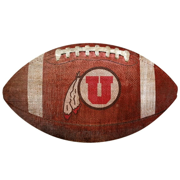 Utah Utes 12'' Football Sign