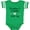 Football Green and White, variant on Inktastic Grandma and Grandpa Love Me Heart Grandchild Boys or Girls Baby Bodysuit