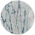 thumbnail image 4 of SAFAVIEH Meadow Vinal Wavy Marble Area Rug, Light Grey/Blue, 9' x 12', 4 of 9